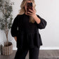 Threadline Quilted Set/ Black