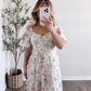 Spring Getaway Floral Midi Dress