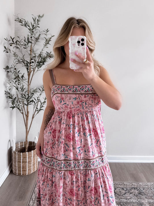 Living In Grace Floral Maxi Dress
