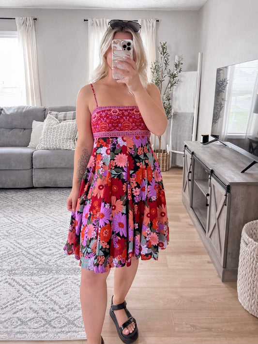 Wilder Floral Black Dress Final Sale