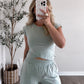 Keeping It Casual Top / Seafoam