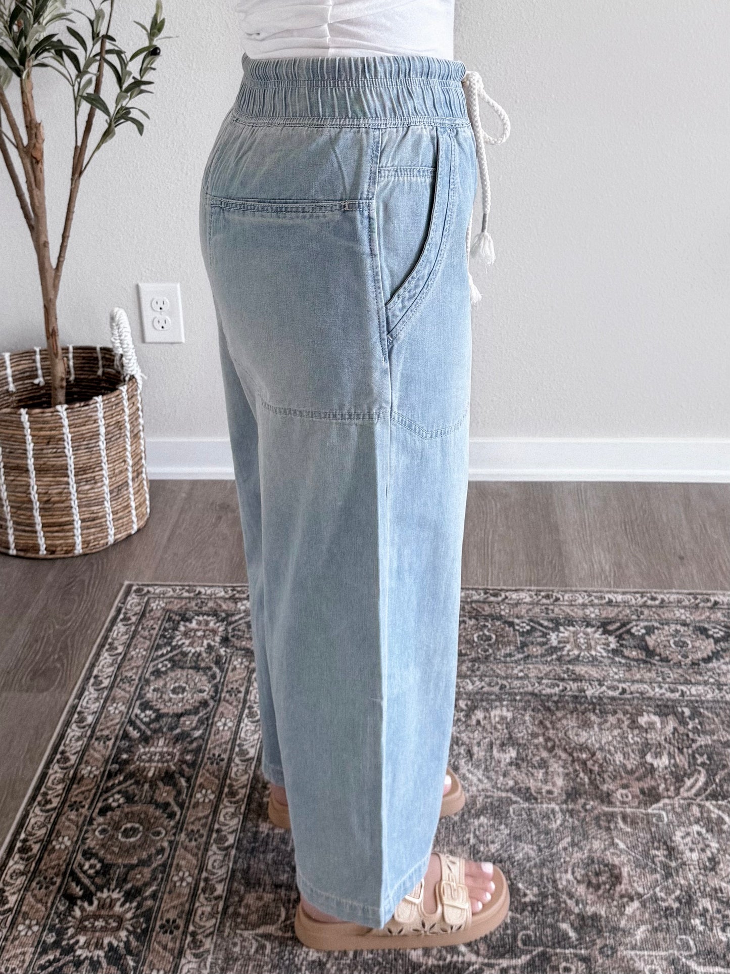 Junie Denim Wide Leg Pant