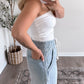 Cotton Stretch Strapless Top