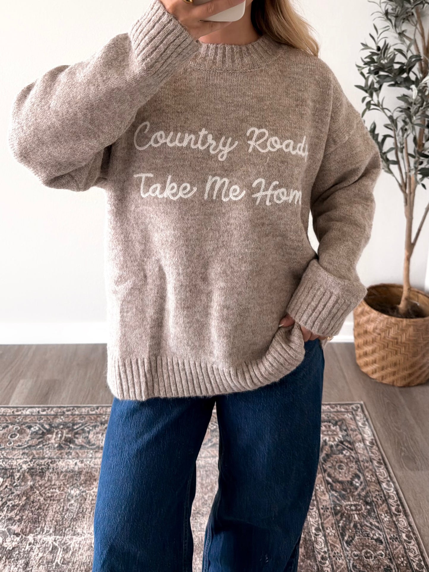 Country Roads Knit Sweater (Final Sale)