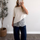 Layer Theory Lace Tee / Ivory (Restocking Early October)