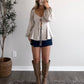 Far Away Tie Front Top