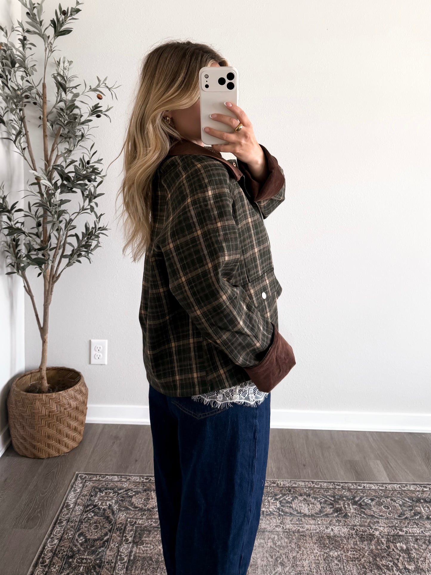 Trailside Plaid Barn Jacket