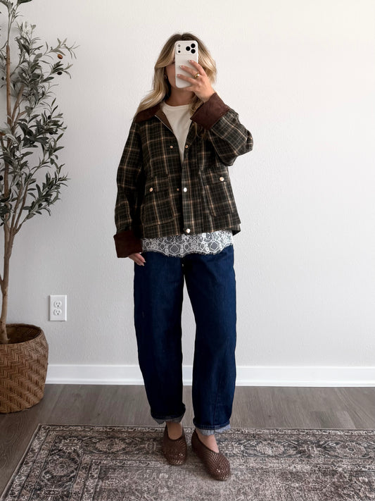 Trailside Plaid Barn Jacket