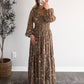 Olive Grove Floral Maxi Dress (PREORDER EST SHIP 9.29)