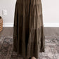 Late August Maxi Skirt / Olive