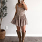 Brown Sugar Gingham Romper