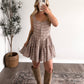 Brown Sugar Gingham Romper