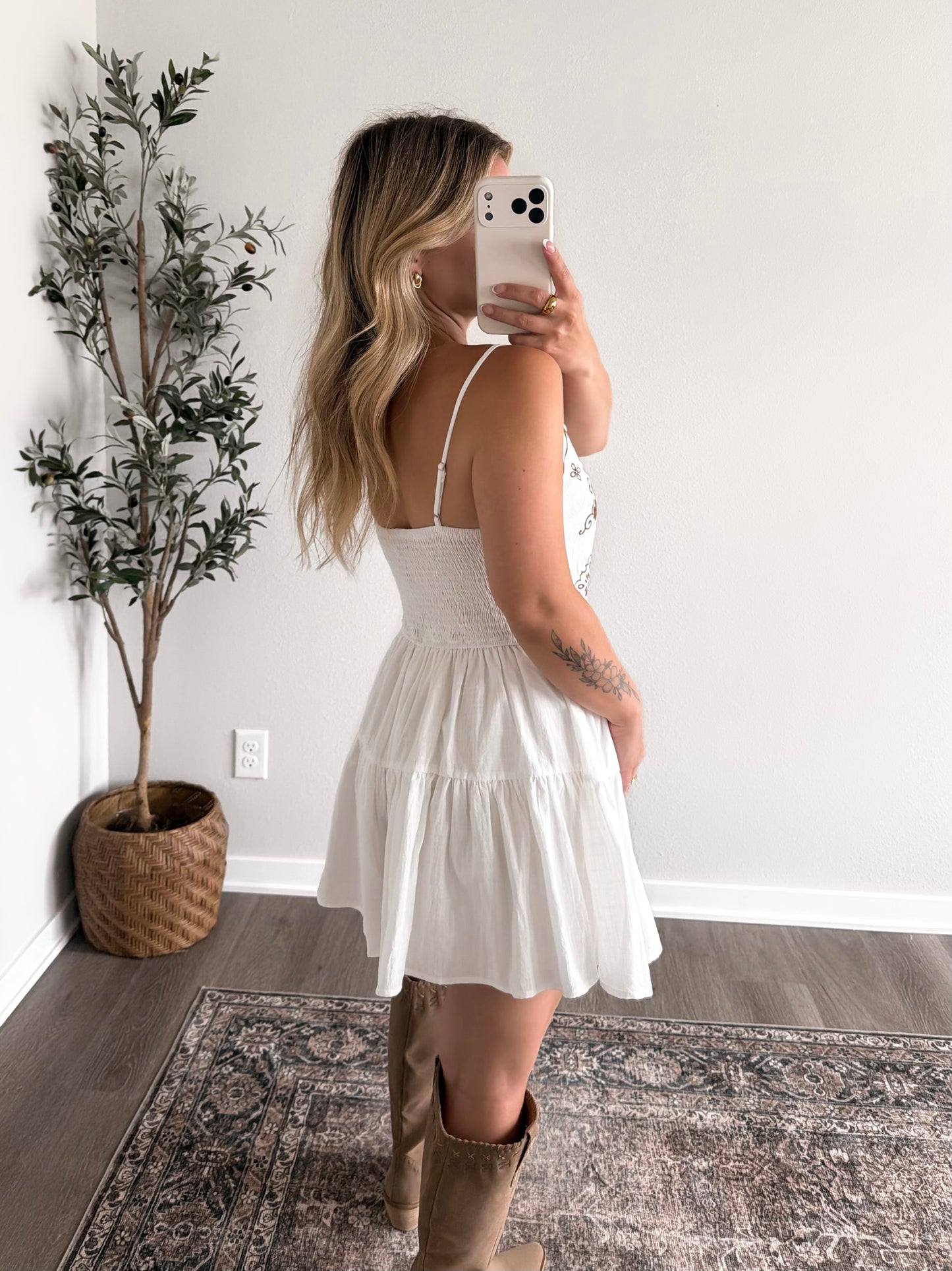 Open Roads Embroidered Romper