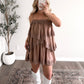 Easy Romance Lace Dress / Mocha Final Sale