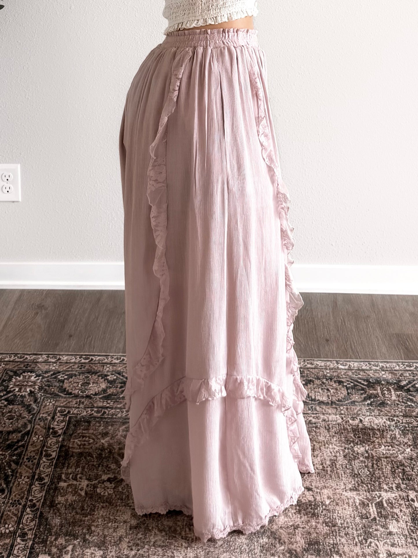 Soft Escape Lace Wide Leg Pant