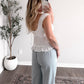 Summer Cottage Ruffle Pant
