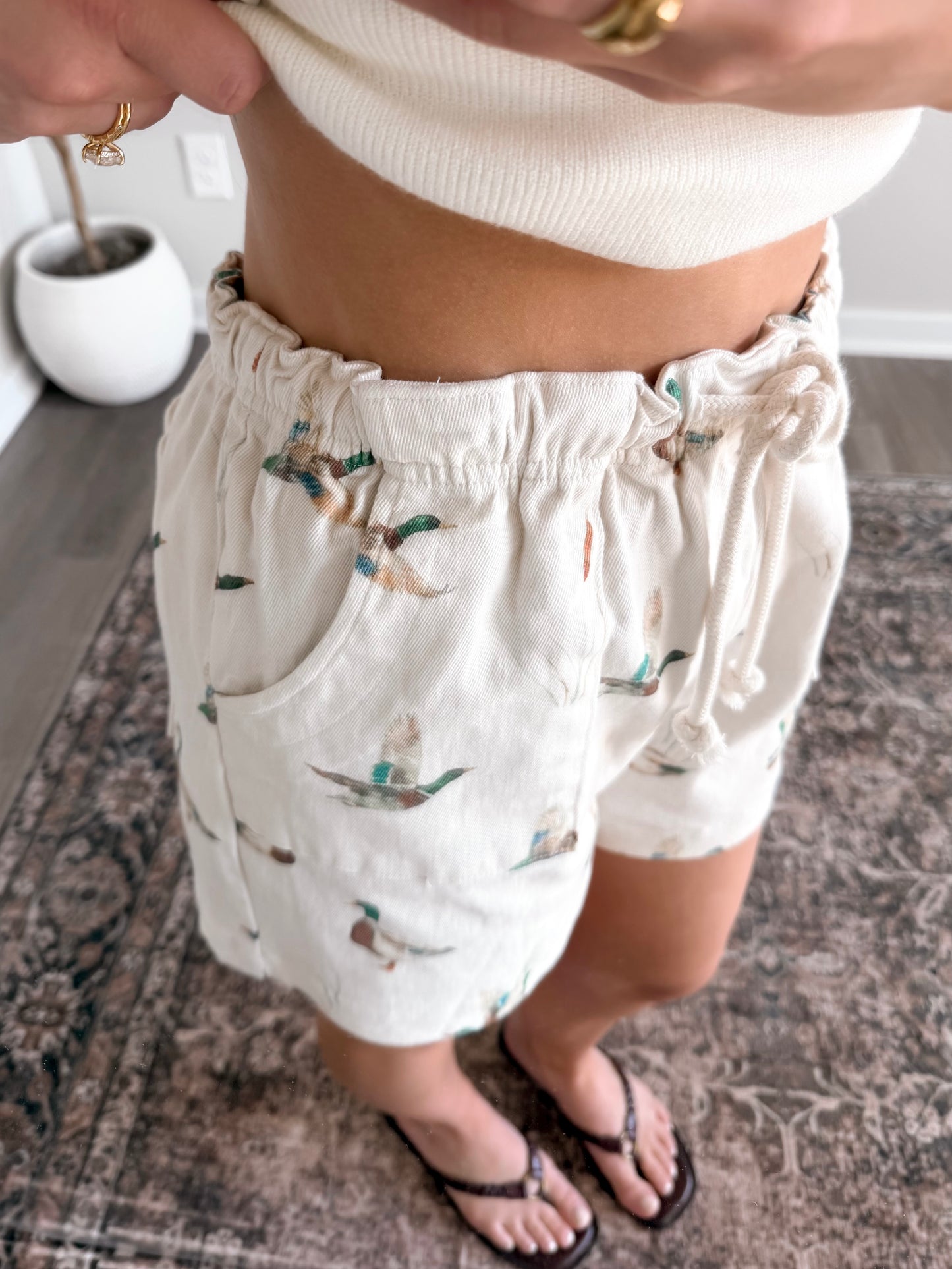 Lake House Duck Shorts