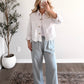 White Eyelet Denim Jacket