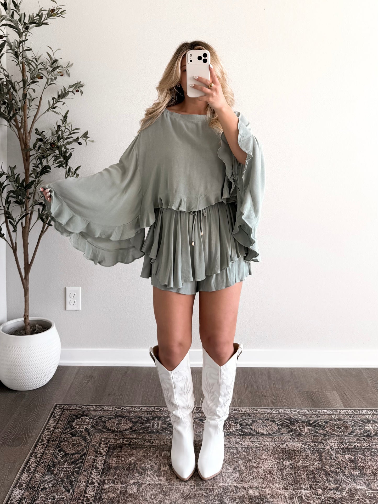 Sand & Sage Skort Set