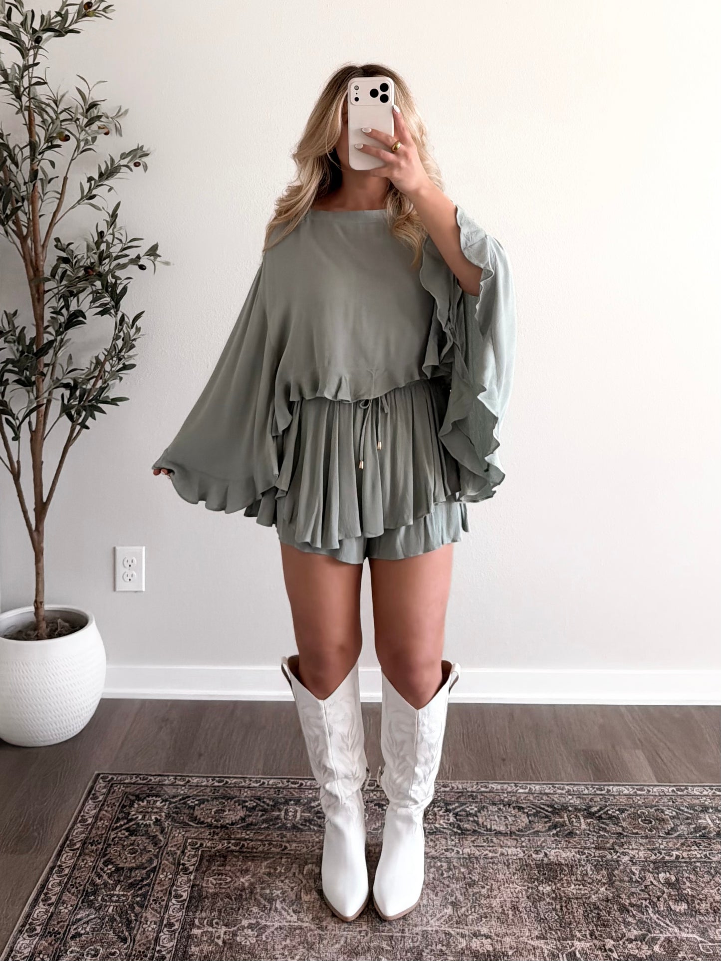 Sand & Sage Skort Set