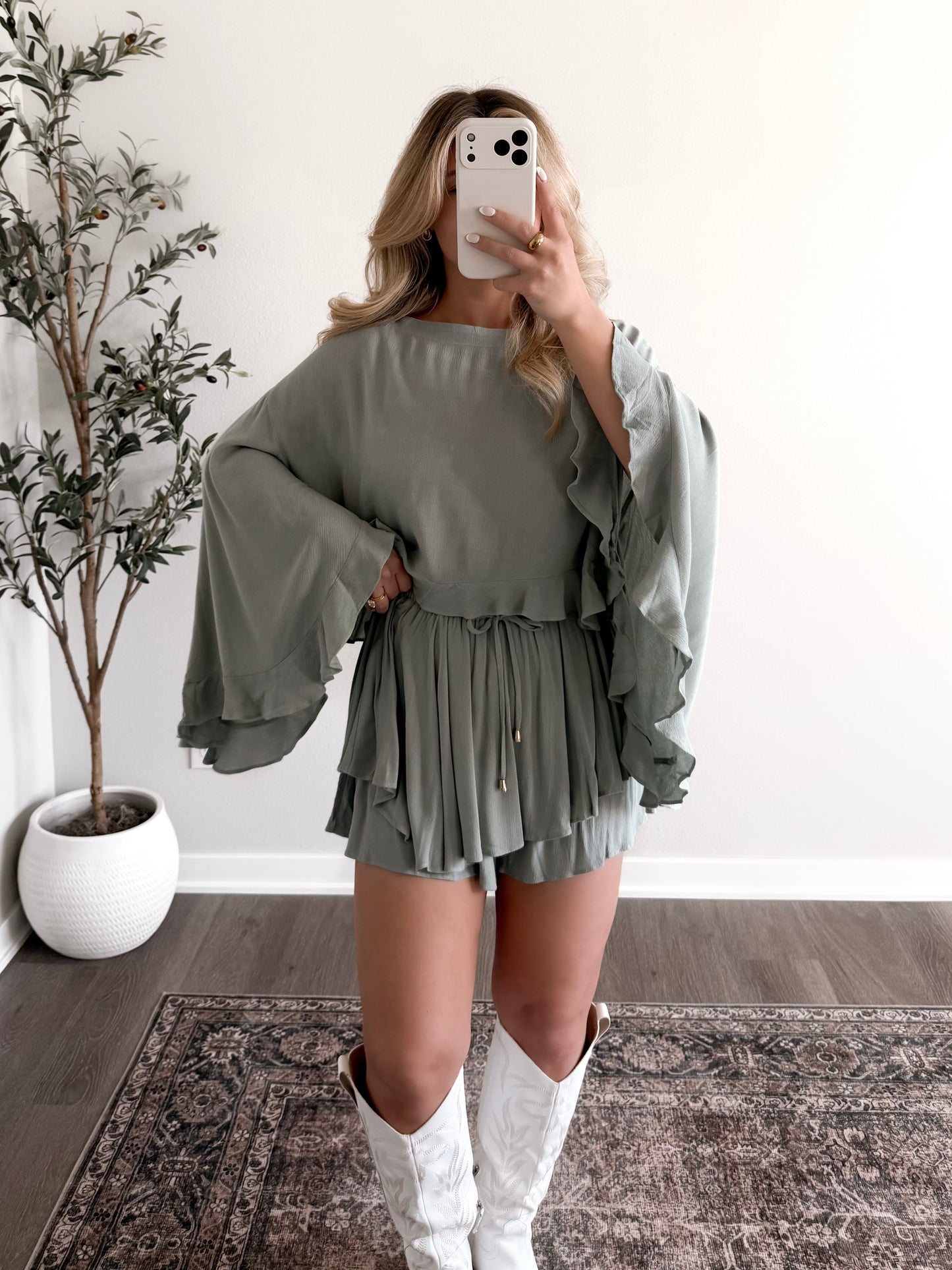 Sand & Sage Skort Set