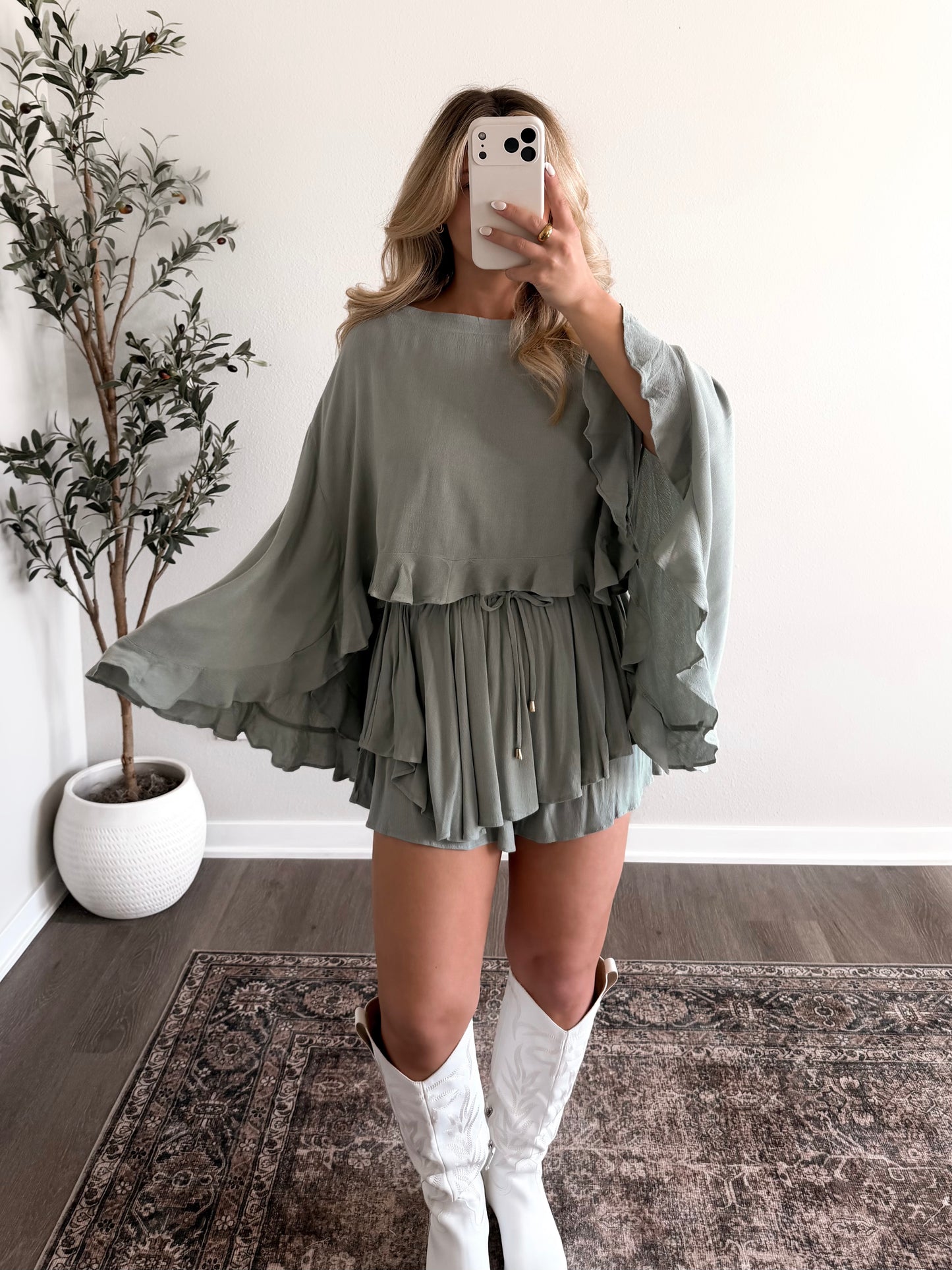 Sand & Sage Skort Set