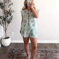 Mint Manor Eyelet Short Set