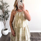 Estate Side Floral Maxi Dress Final Sale