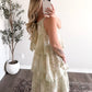 Estate Side Floral Maxi Dress Final Sale