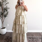 Estate Side Floral Maxi Dress Final Sale