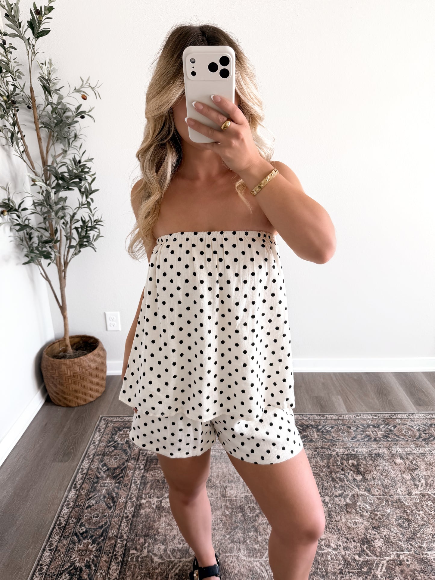 Audrey Afternoon Dot Short Set