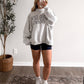 "Pray" Oversized Mockneck Pullover