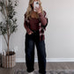 Essential Scoop Neckline Top / Brown