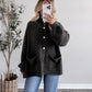 Ember Mock Neck Cardigan / Deep Olive