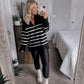 Top Trend Striped Pullover Sweater Final Sale