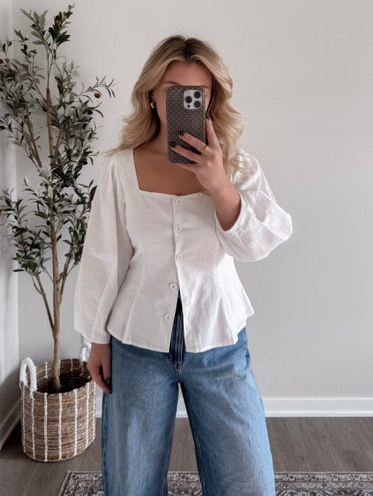 Nesta Square Neck Blouse