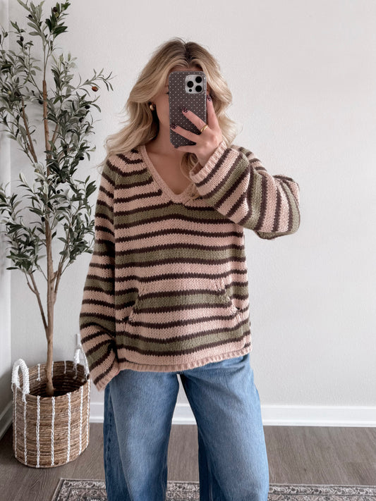 Oakwood Striped Knit Sweater