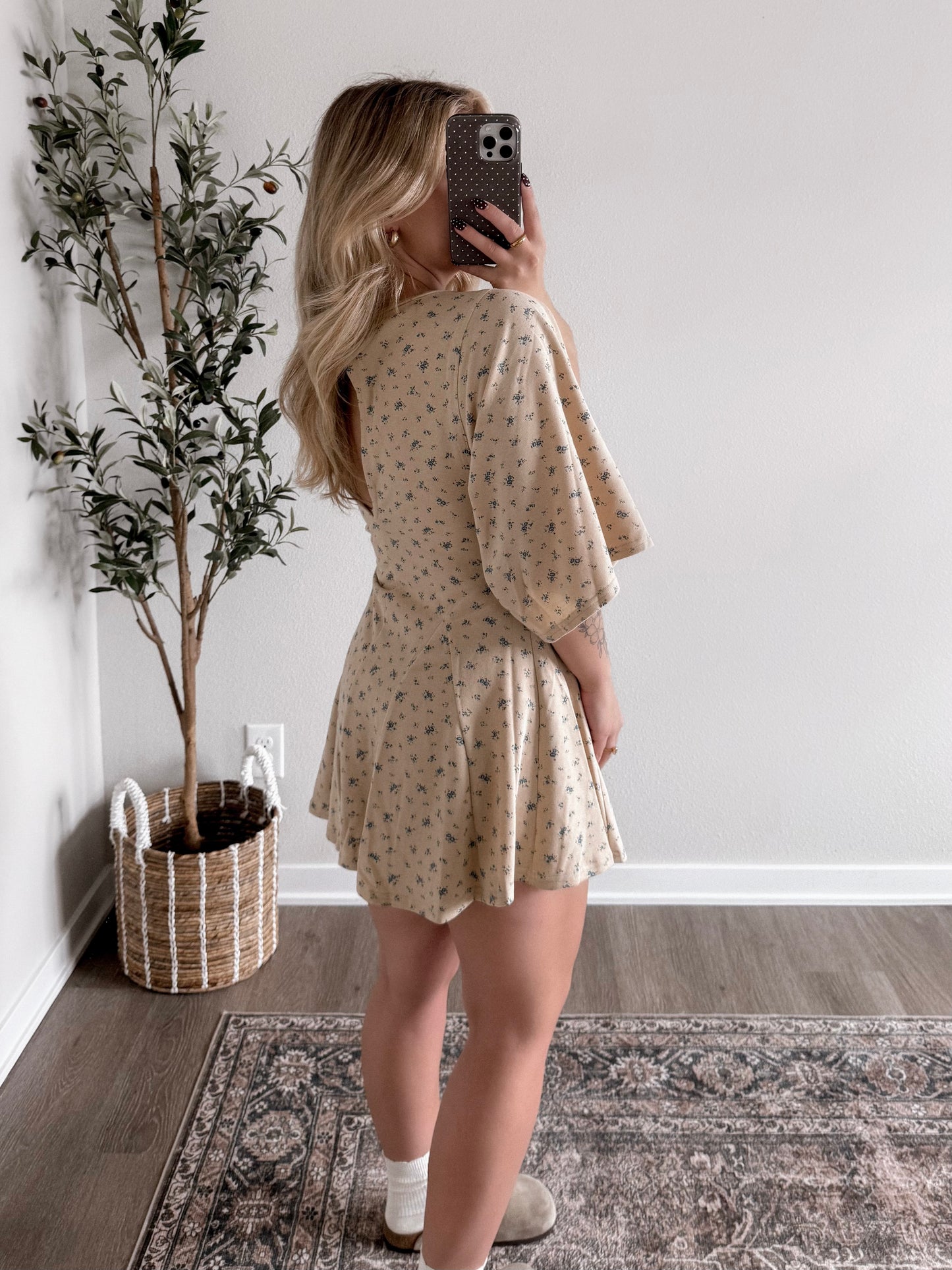 Cozy Bloom Casual Romper