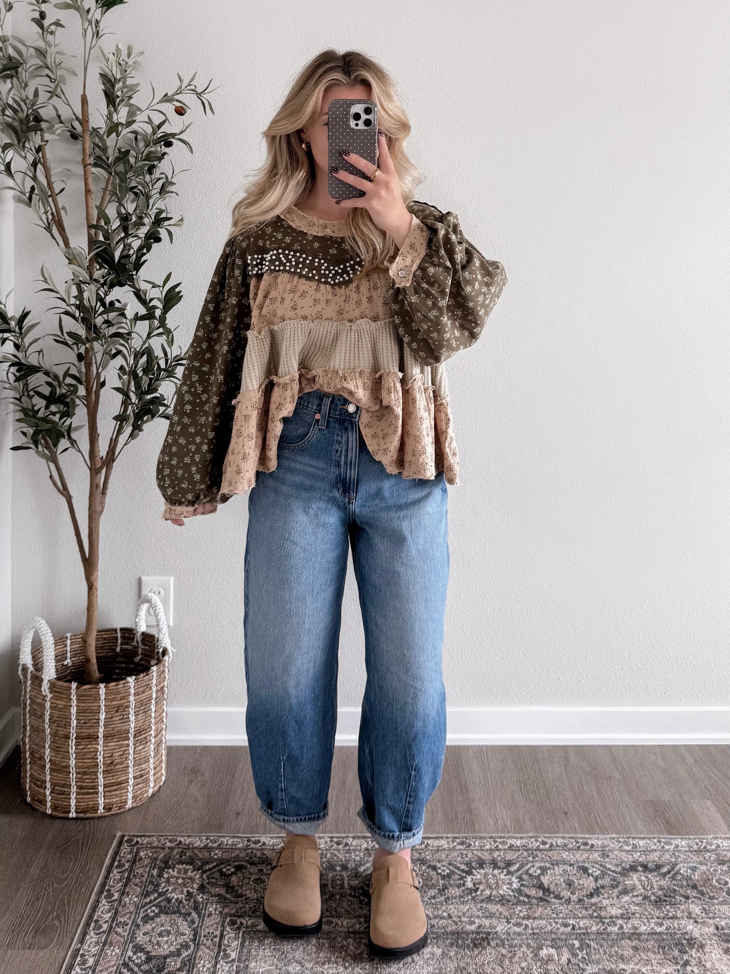 Marrie Floral Babydoll Top
