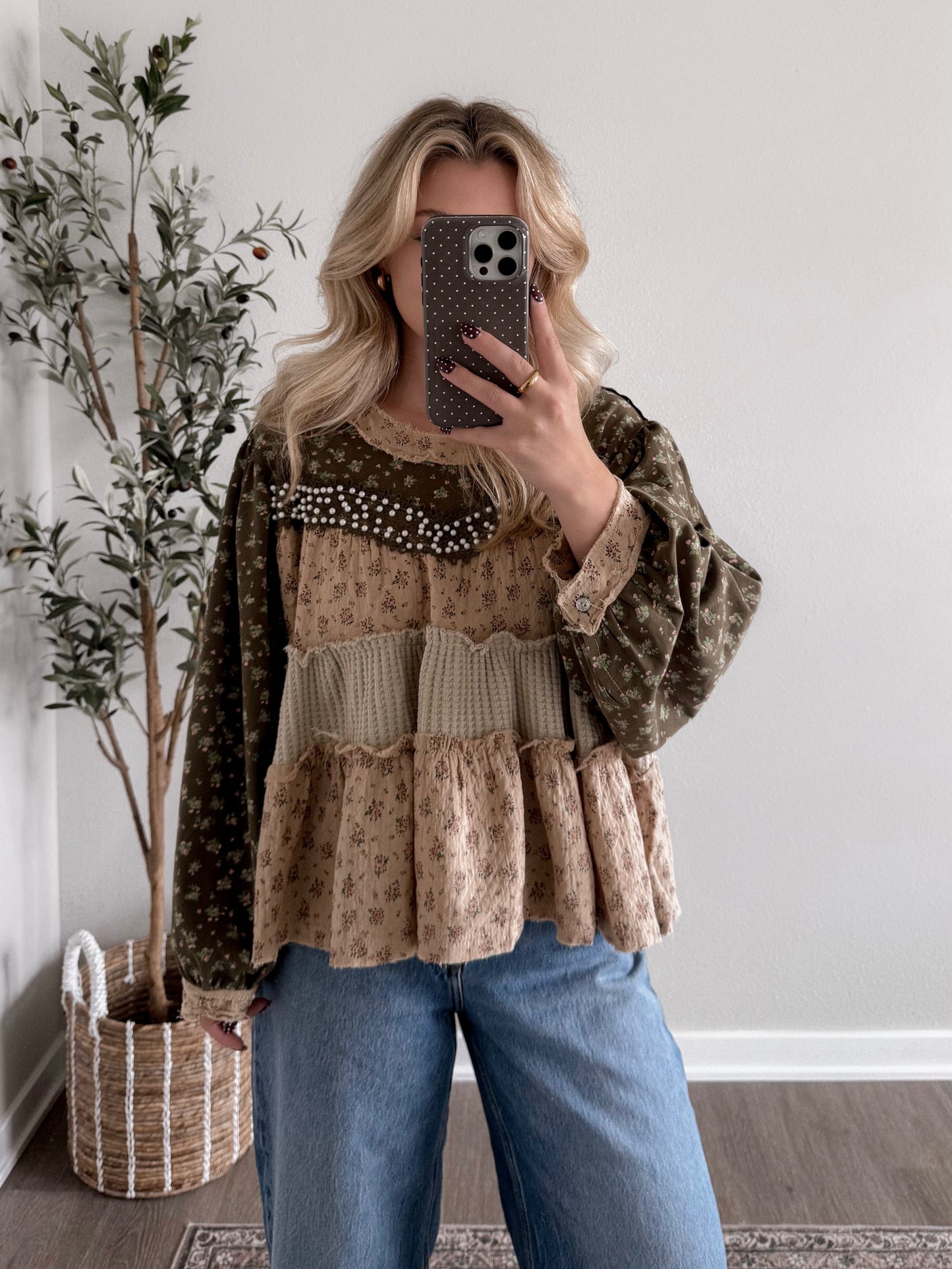 Marrie Floral Babydoll Top