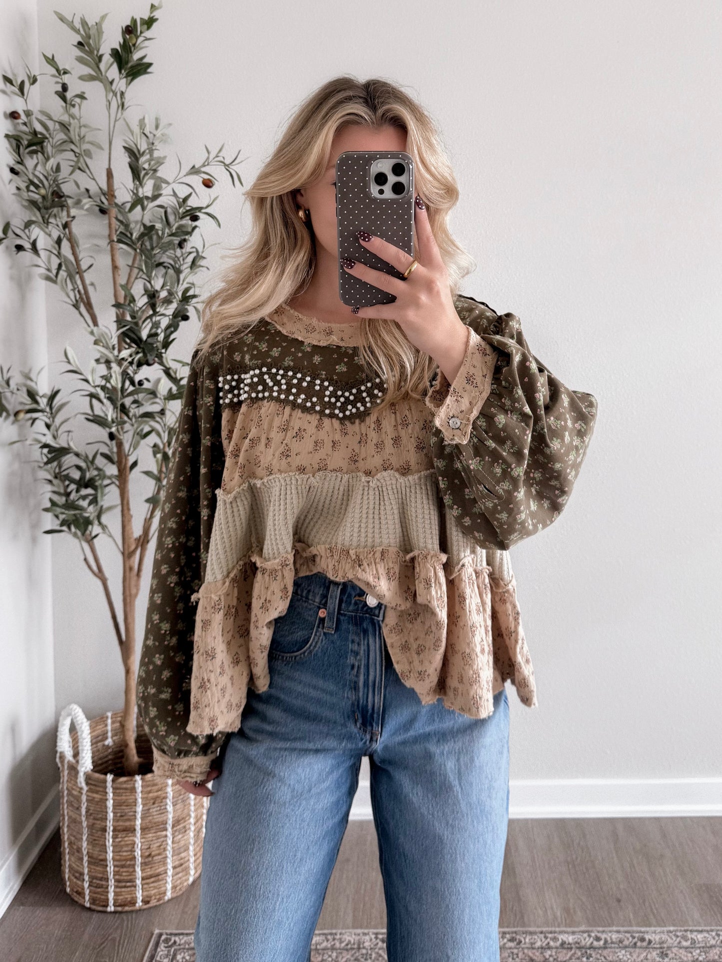 Marrie Floral Babydoll Top