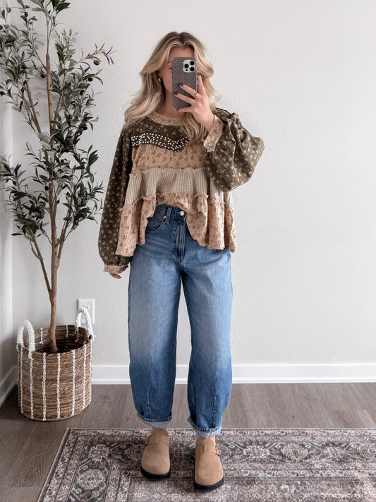Marrie Floral Babydoll Top