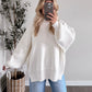 Comfort Ribbed Oversized Sweater / White