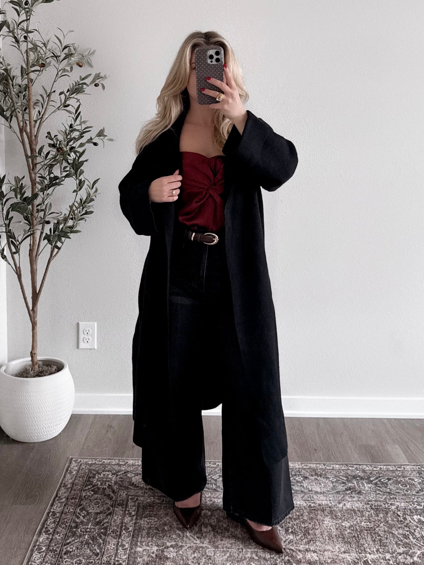 Monroe Knit Coatigan / Black Final Sale