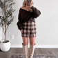 Brown Sugar Wrap Knit Sweater