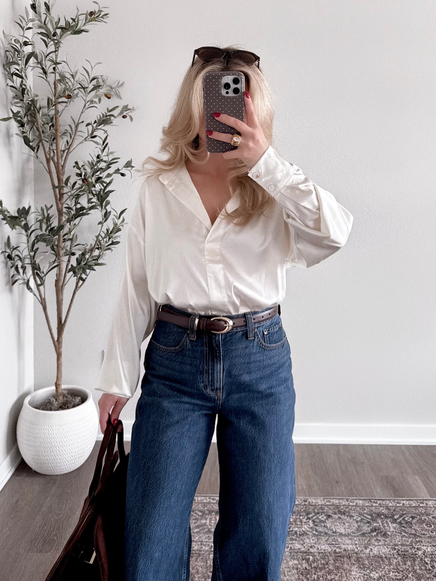 Timeless Collared Satin Bodysuit