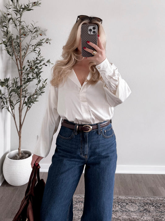 Timeless Collared Satin Bodysuit