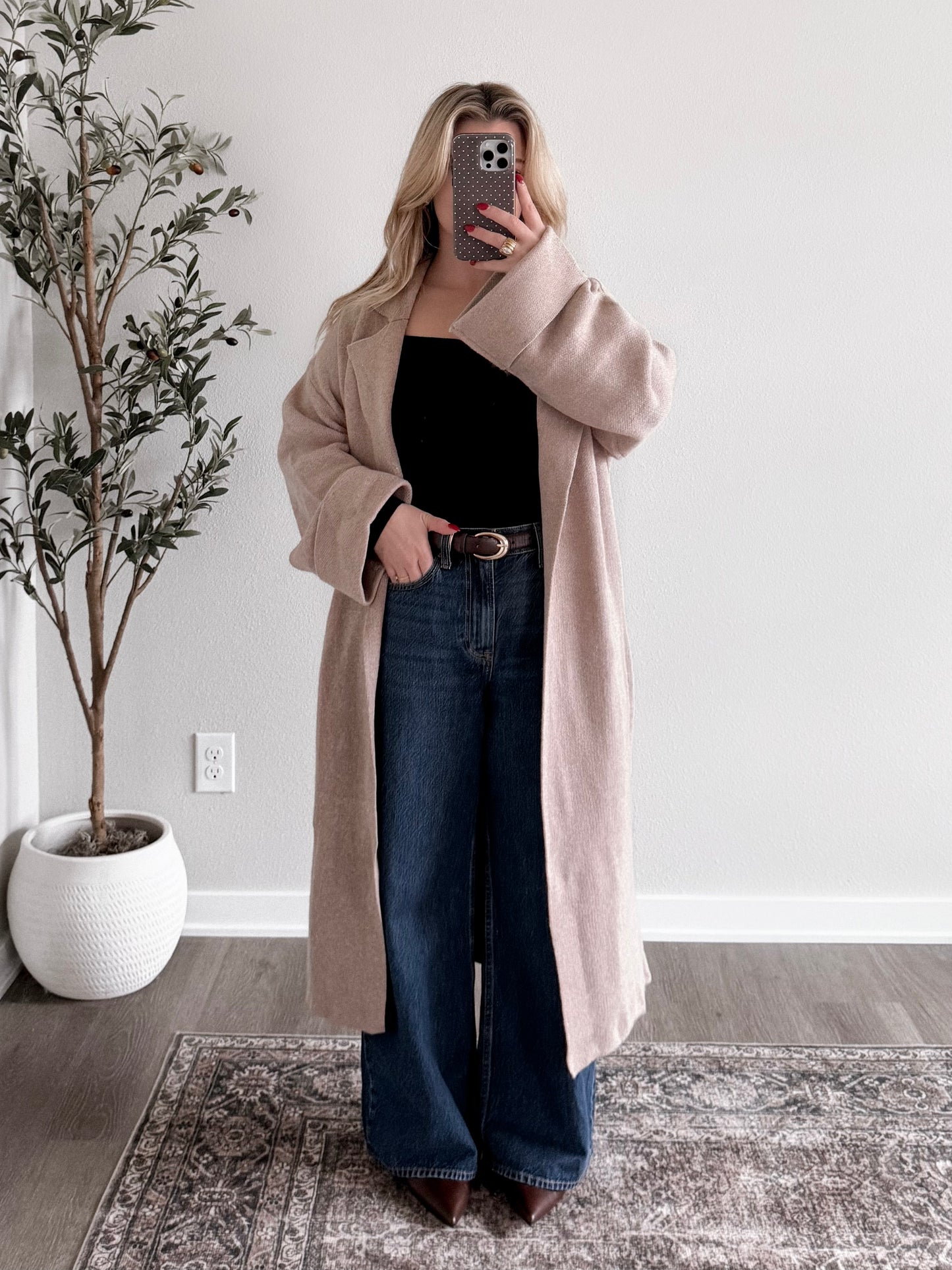 Monroe Knit Coatigan / Latte