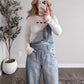 Asher Barrel Overalls / Light Wash