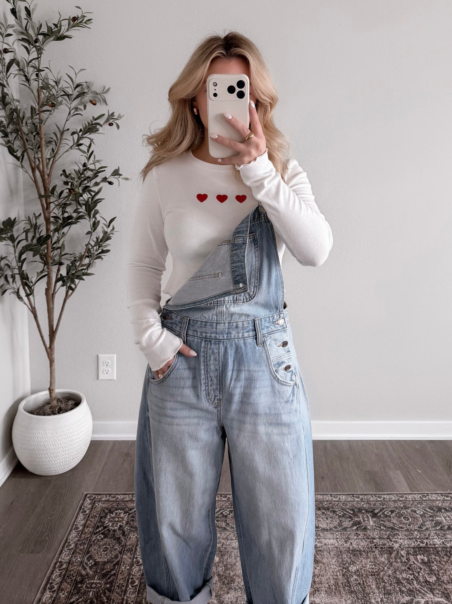 Asher Barrel Overalls / Light Wash